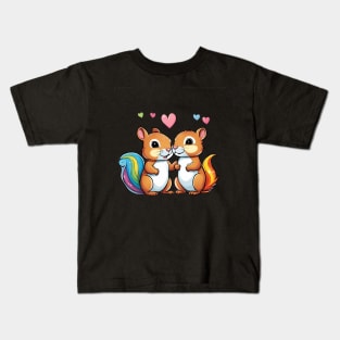 I Love you Squirrel Kids T-Shirt